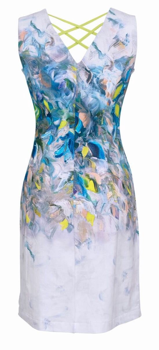 thumbnail image 2 of Simply Art Dolcezza: Bath Of Nature Abstract Art Dress, 2 of 3