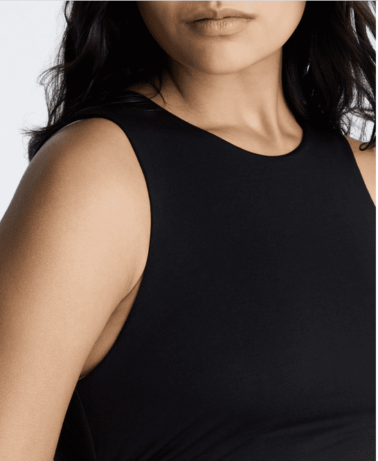 thumbnail image 2 of Kenneth Cole | Sandra Side Ruched Asymmetric Hem Tank Dress, 2 of 3