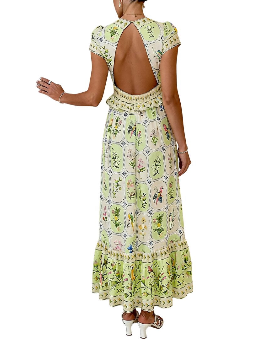 thumbnail image 2 of ESEA womens Linen-Blend Maxi Dress, 10, 2 of 3