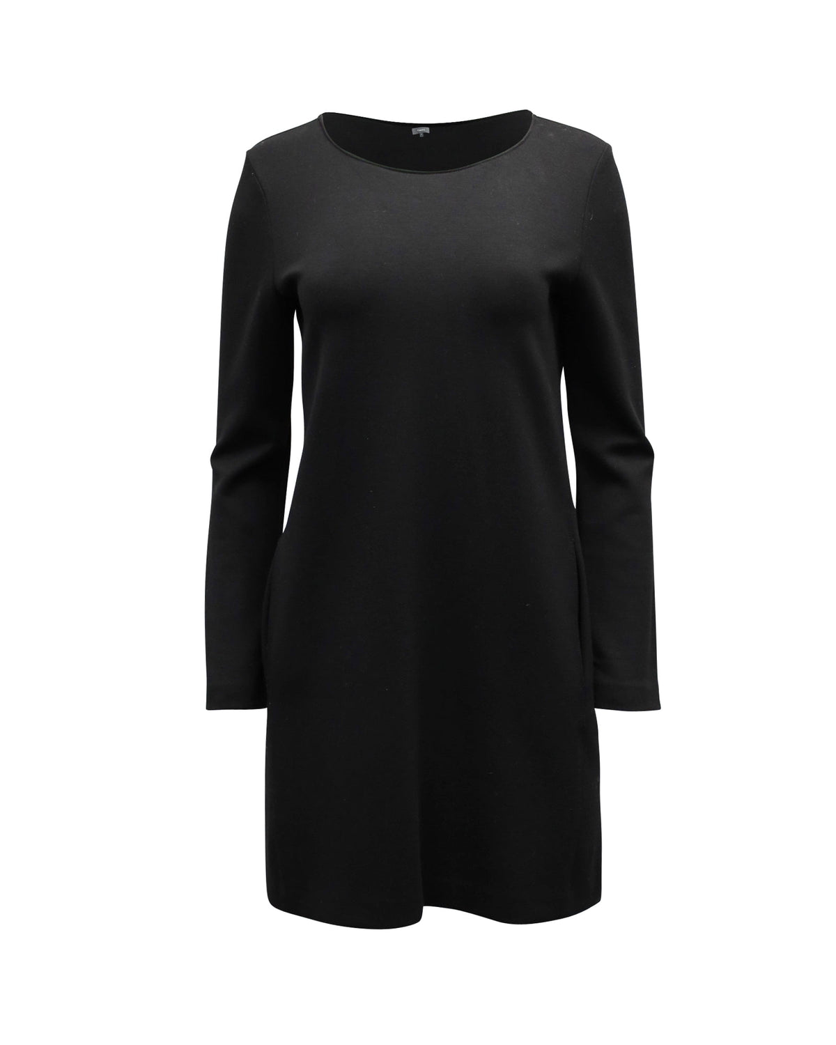 thumbnail image 1 of Pre-Owned Theory Long Sleeve Dress in Black Viscose, 1 of 5