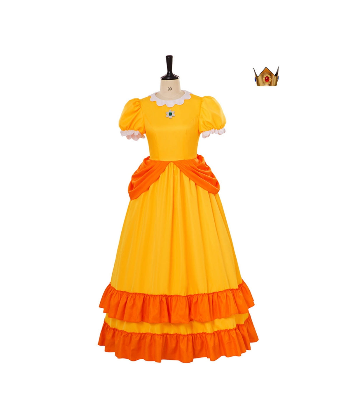 thumbnail image 1 of Princess Yellow Dress - Elegant Long Dress for Women, 1 of 6