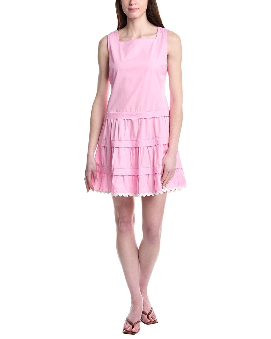 thumbnail image 1 of Sail to Sable womens Square Neck Dress, xs, Pink, 1 of 3