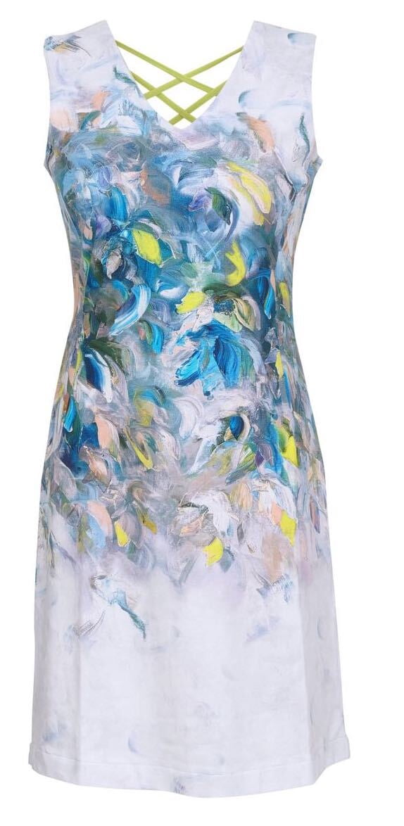 thumbnail image 1 of Simply Art Dolcezza: Bath Of Nature Abstract Art Dress, 1 of 3