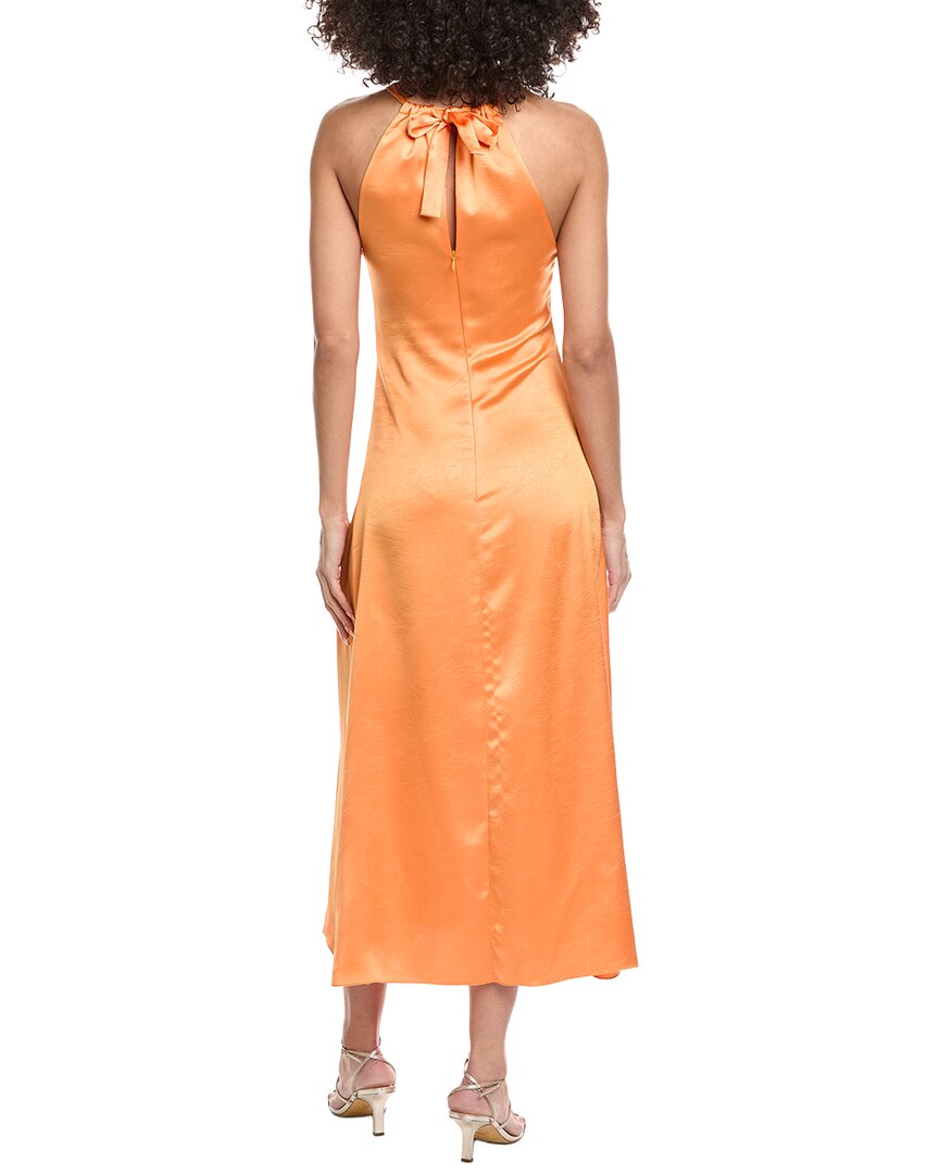 thumbnail image 2 of Sandro womens Woven Maxi Dress, 38, Orange, 2 of 3